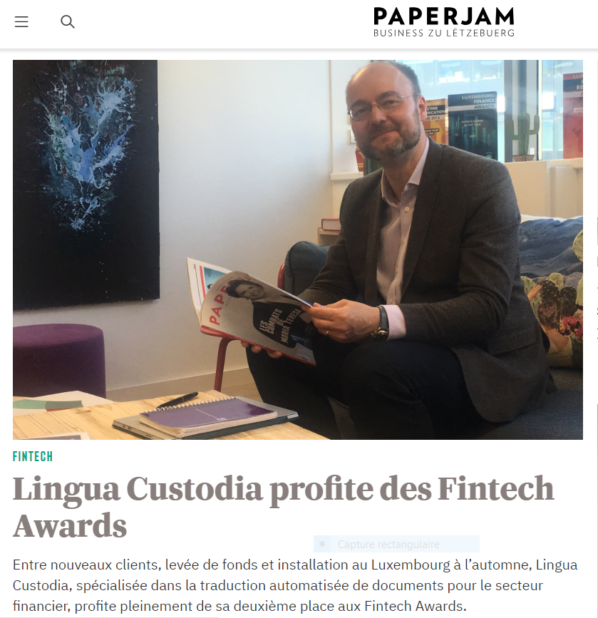 Fintech Awards paperjam